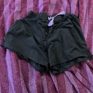 Green shorts